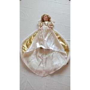 Vintage 1990 MBI Shirley Temple Porcelain Doll Collectible Classic!